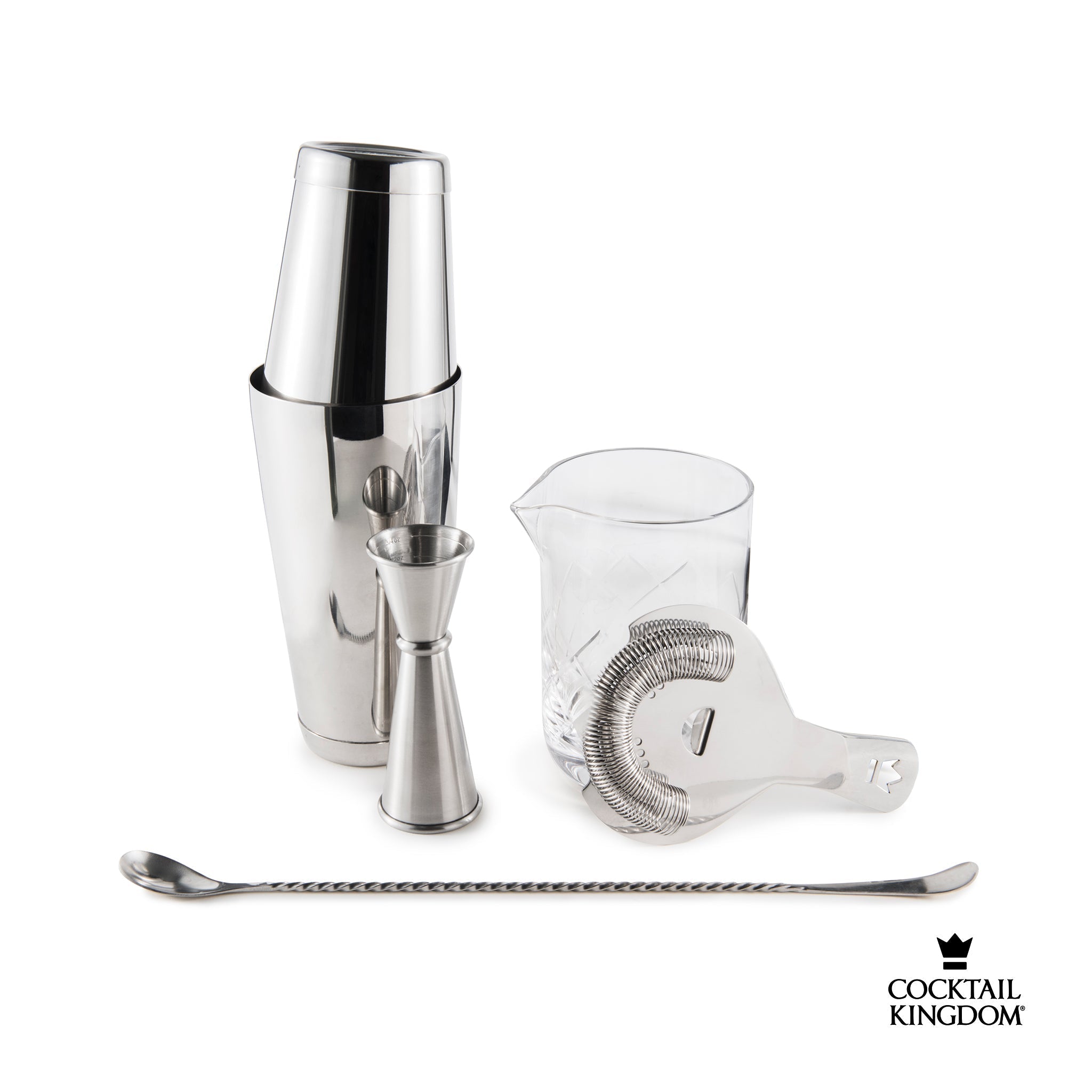 Cocktail Kingdom® Set essenziale per cocktail - acciaio inox