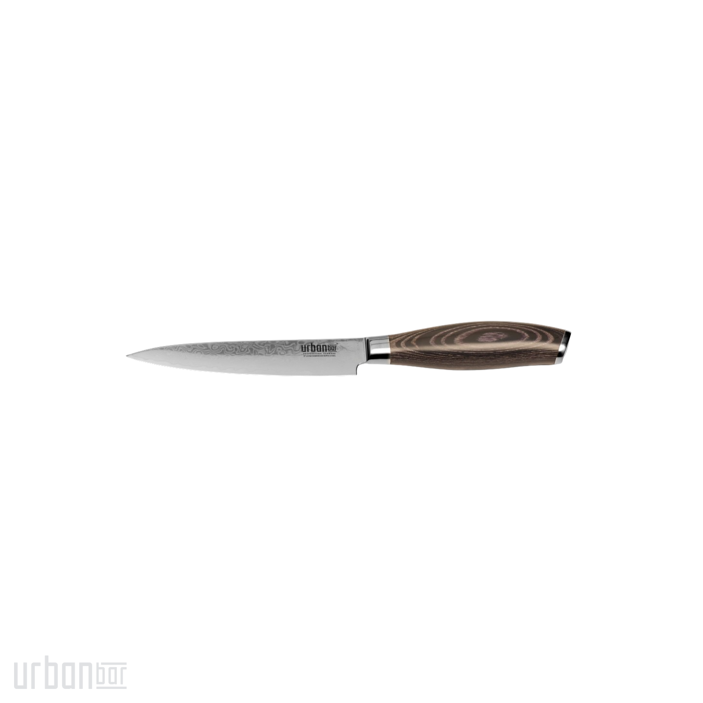 Damascus Steel Bar Knife 14.5cm