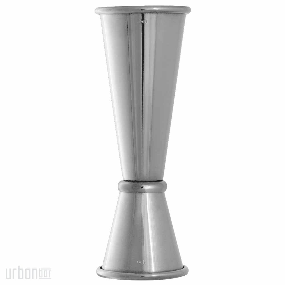 Jigger de acero inoxidable Ginza de 1 oz/2 oz