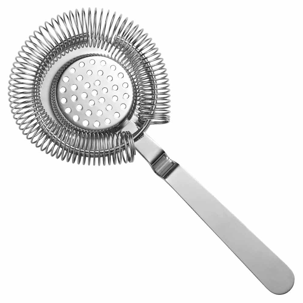 Calabrese Stainless Steel Hawthorne Cocktail Strainer 20.5cm Urban Bar