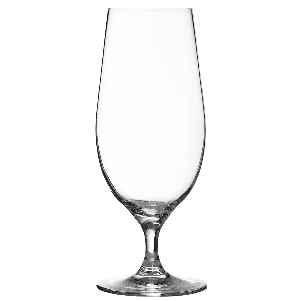 Vaso de cerveza de cristal Verdot con tallo de 46 cl