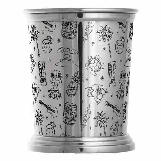 Copa Julep Tiki de acero inoxidable de 40 cl