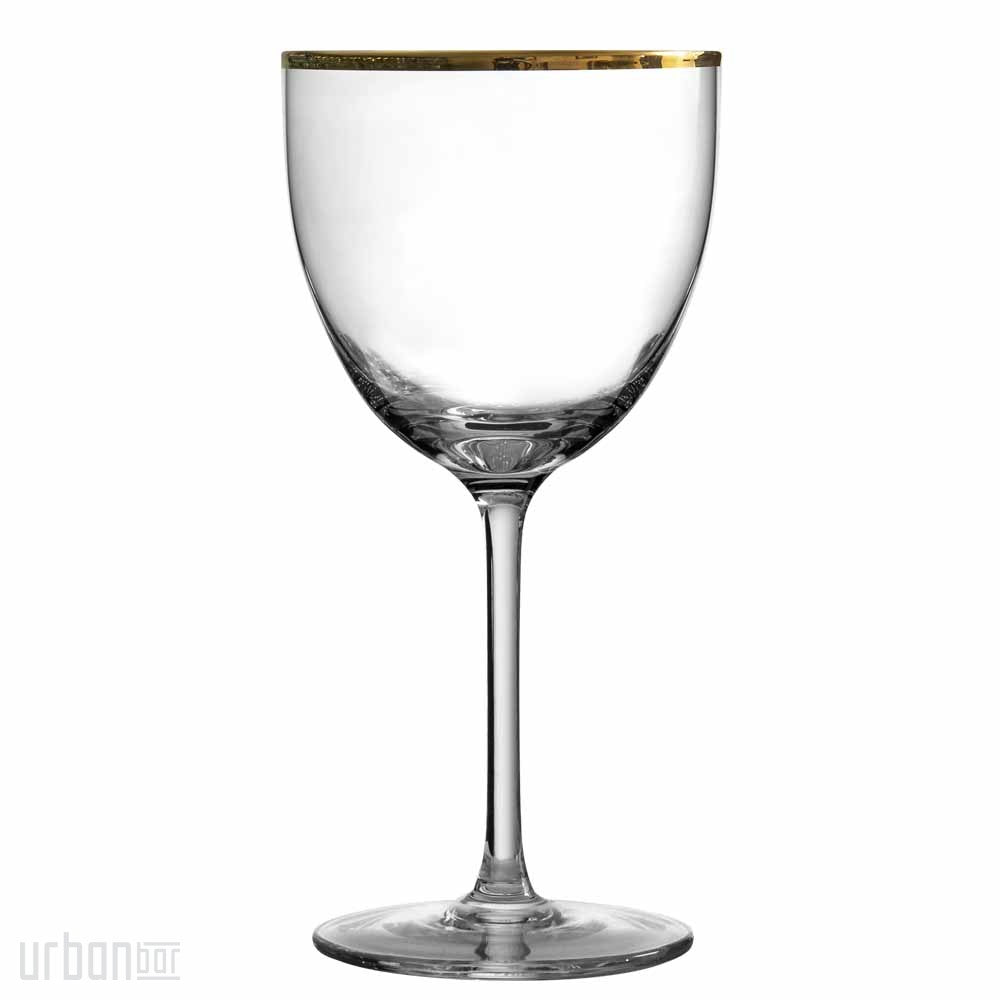 Gold Rim Nick & Nora Glass 17cl