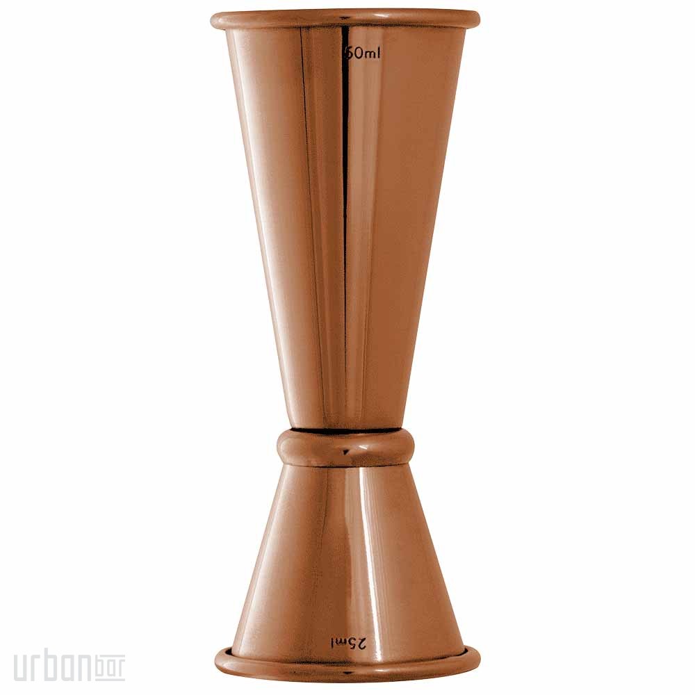 Vaso medidor de oro rosa Ginza de 25 ml o 50 ml