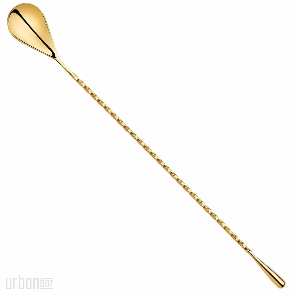 Drop Gold Bar Spoon 30cm
