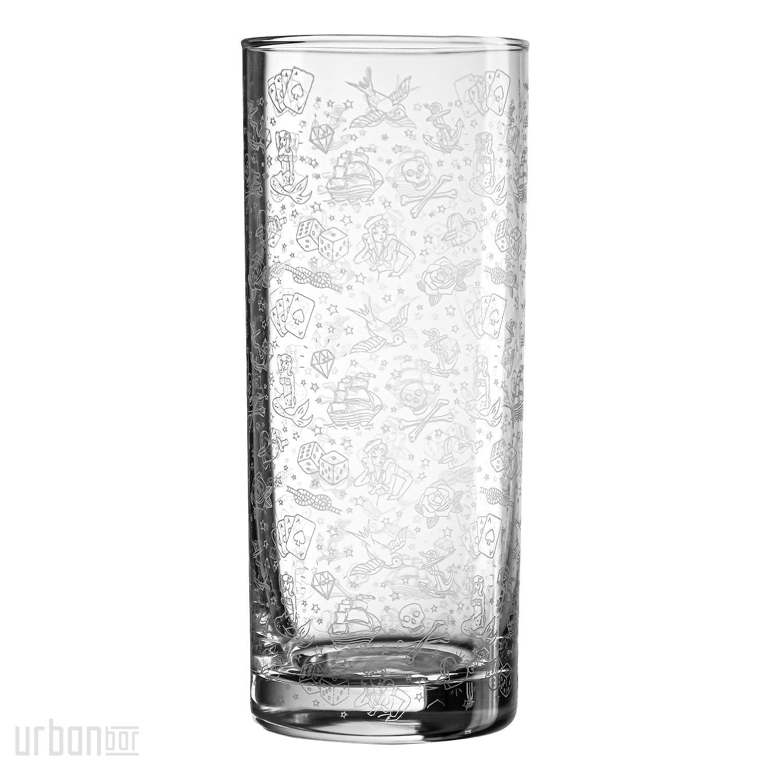 Vaso alto Tattoo de 30 cl