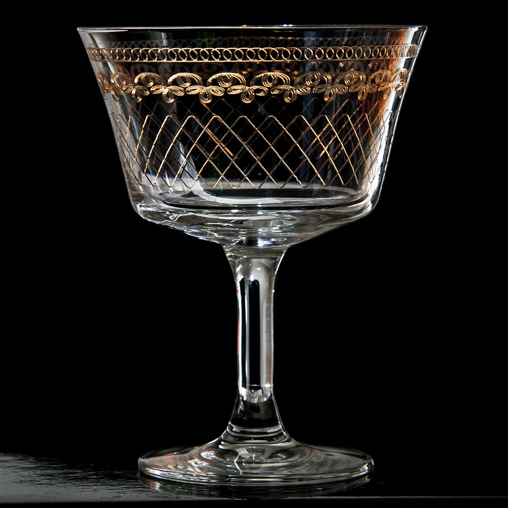 1910 Fizz Gold Verre à cocktail coupe 20cl