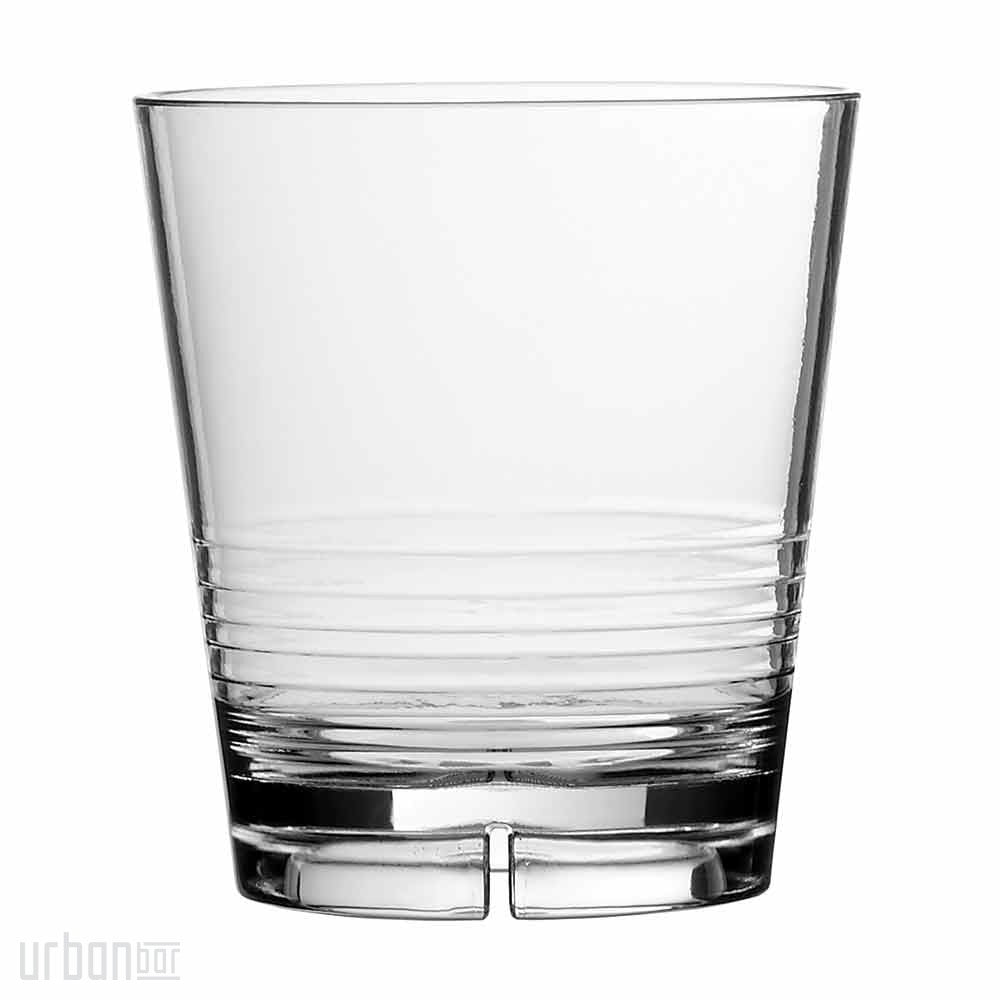Vaso Old Fashioned de plástico apilable de 31 cl