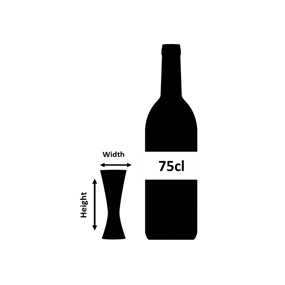 Aero® Misurino da cocktail in acciaio inossidabile 20ml/40ml