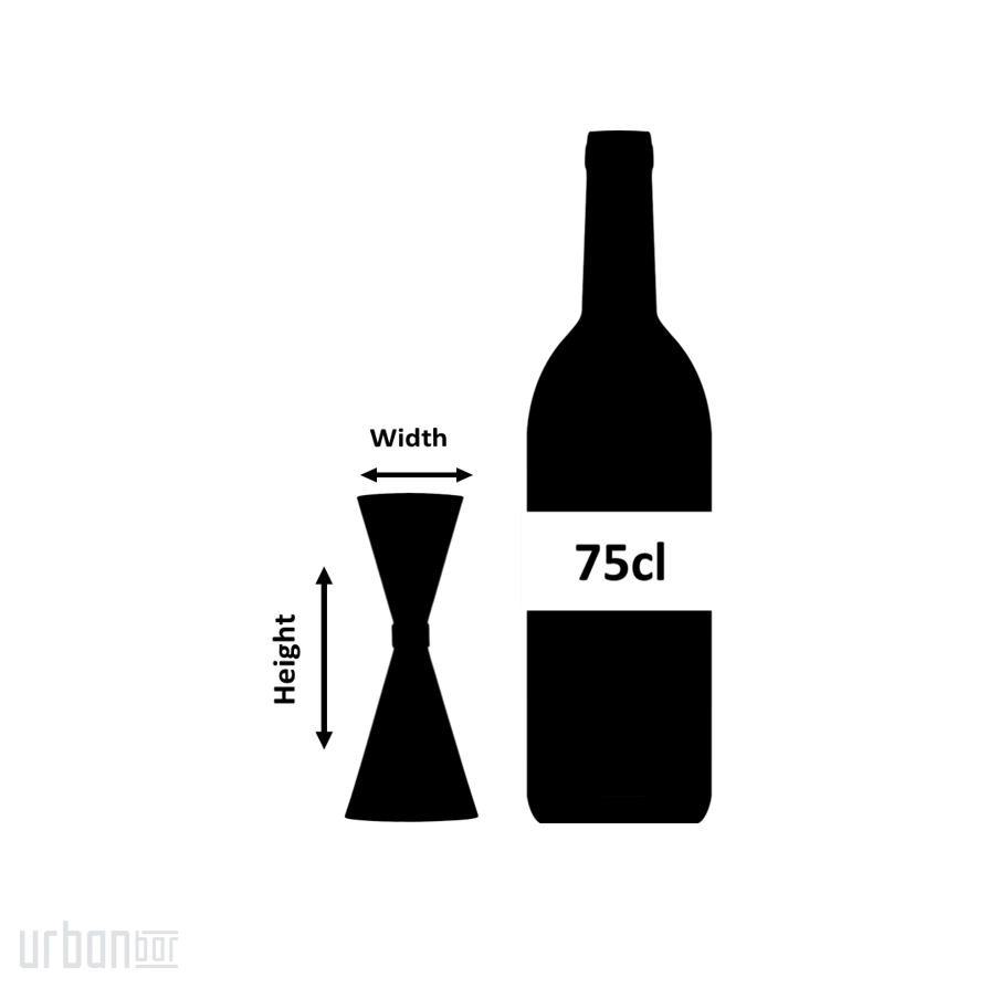 Jigger Mr. Slim de 30/60 ml