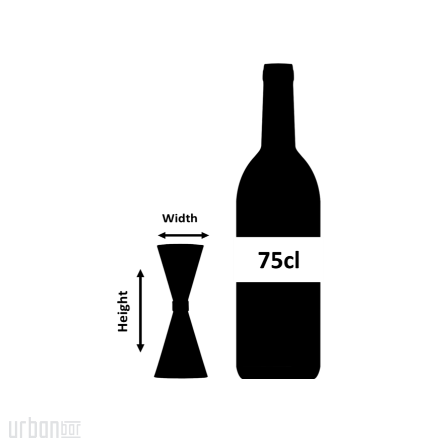 Vaso medidor Mr. Slim de 30/45 ml