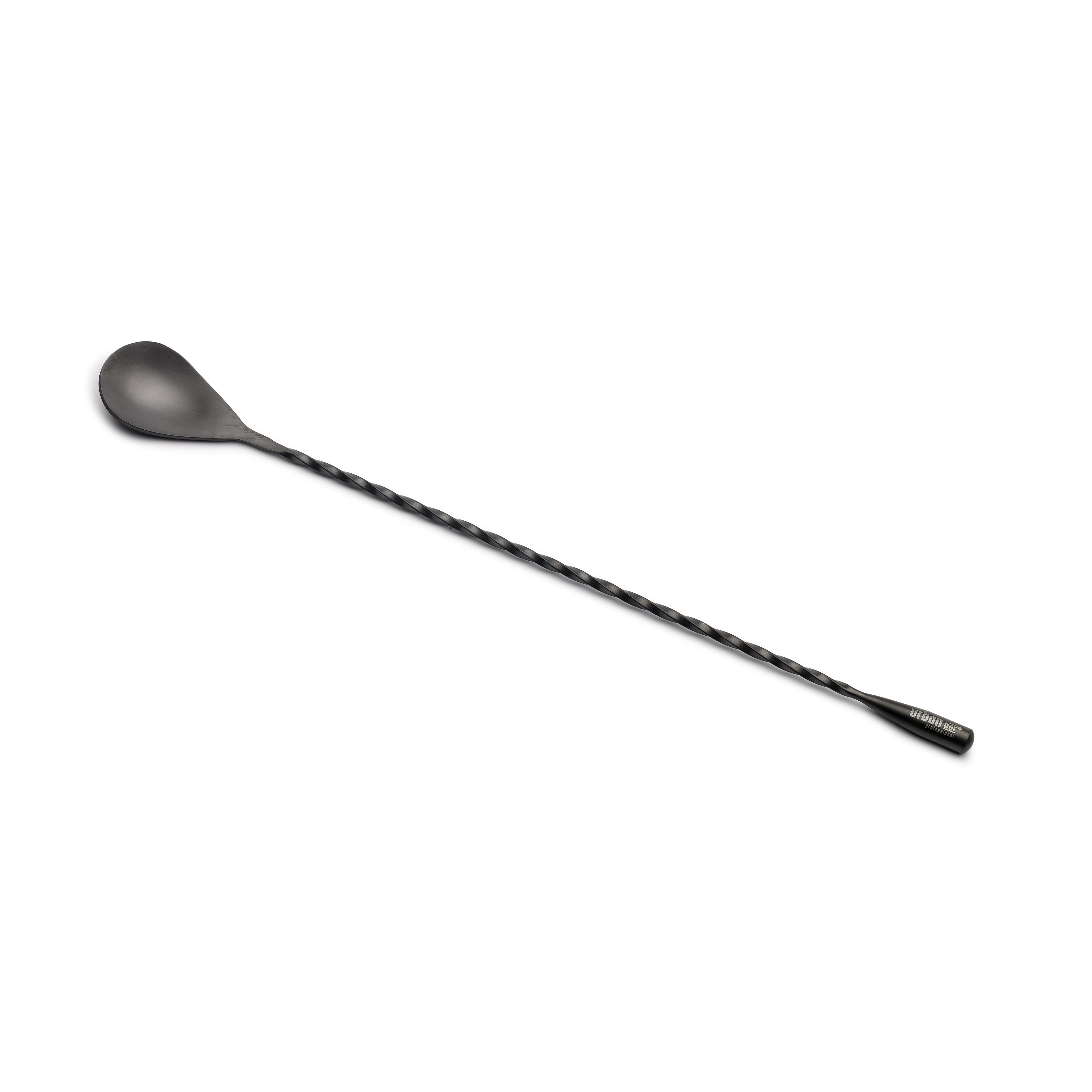 Cuchara de bar negra Drop 30cm