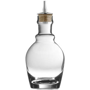 Georgian Glass & Steel Dash Bottle 22cl