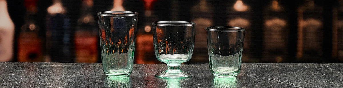 Recycling-Glaswaren – stilvolles, umweltfreundliches Trinkgeschirr – Urban Bar