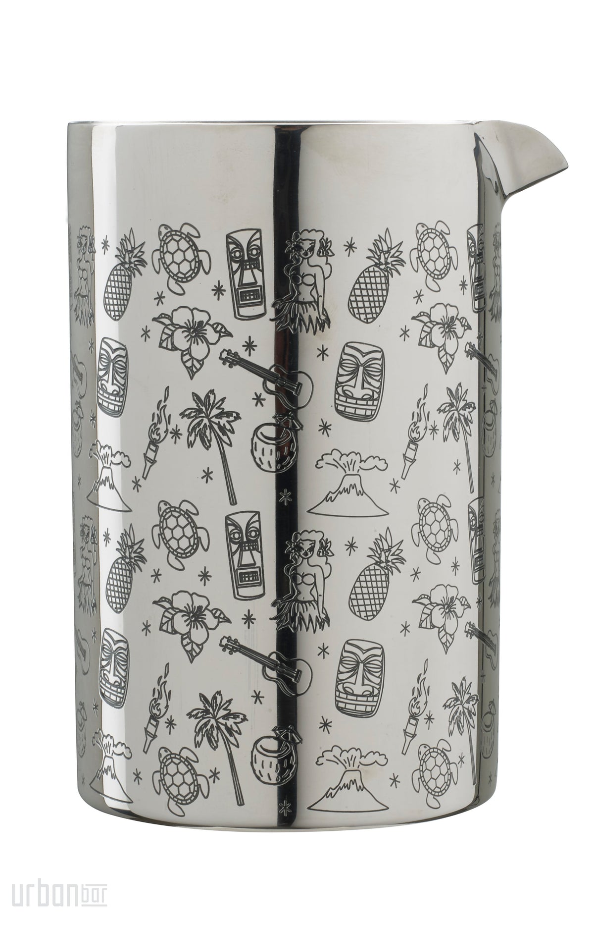 Lata mezcladora Tiki de doble pared de 70 cl