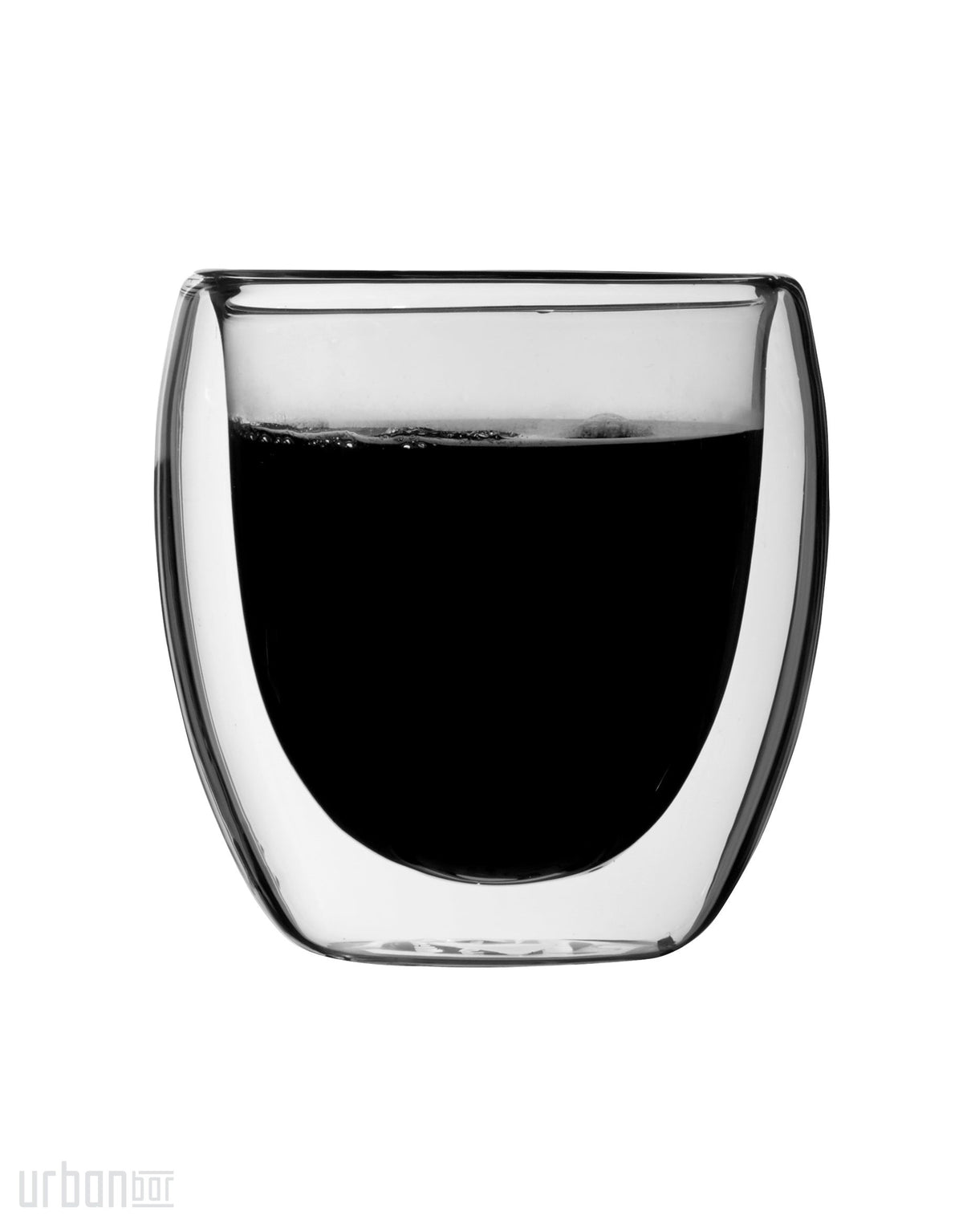Vasos de café Napoli cortos de doble pared de 15 cl (caja de 2)