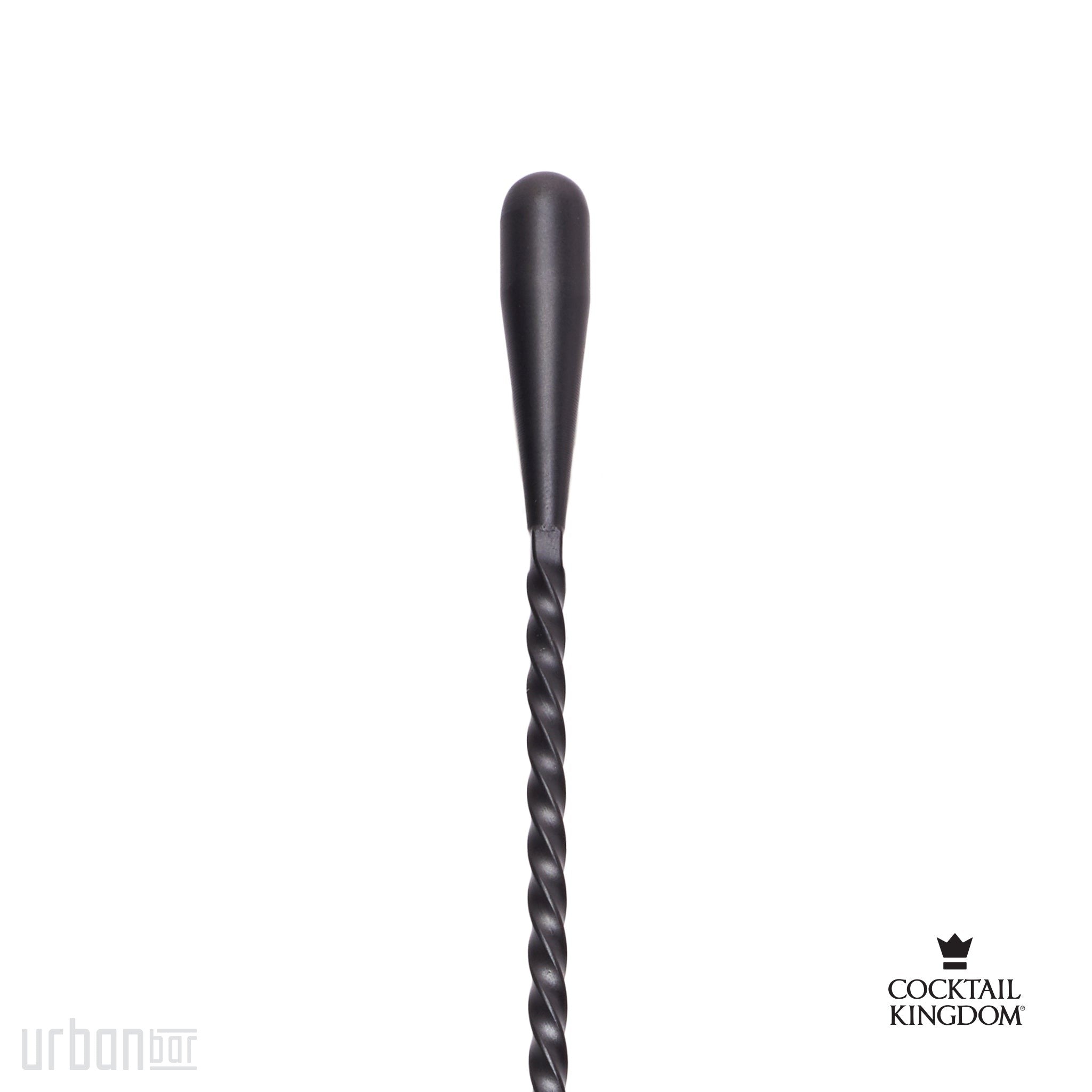 Teardrop Barlöffel - Schwarz matt / 30cm