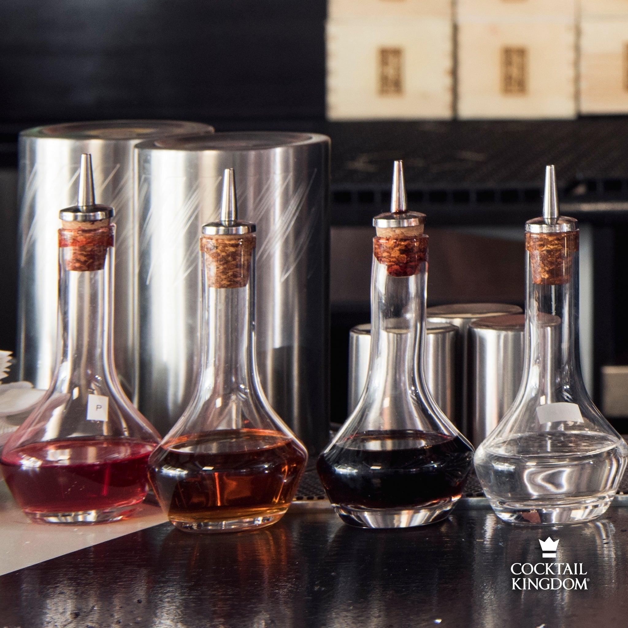 Botella de bitters - Tapa con salpicadura de acero inoxidable / 50 ml