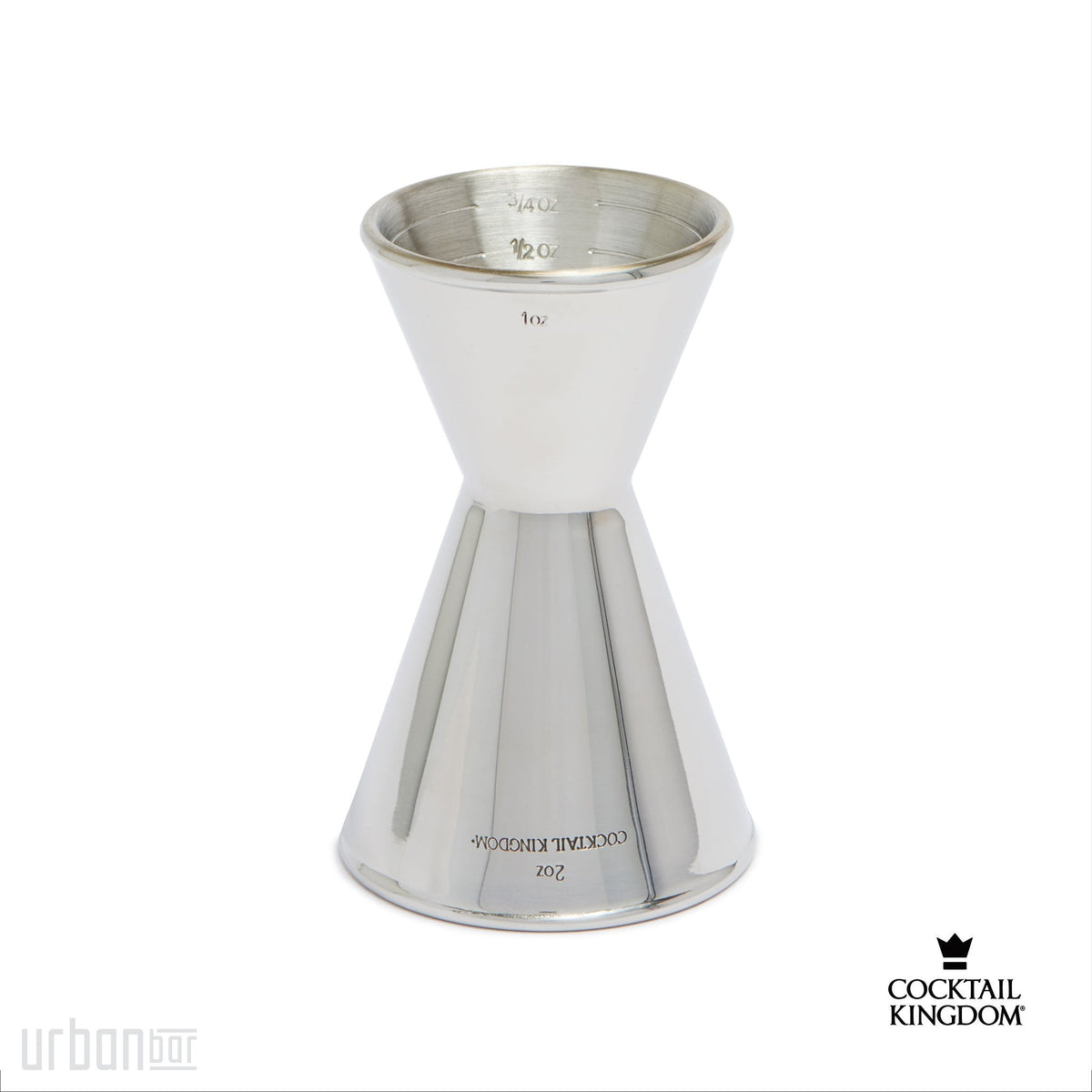 Jigger Koriko® de peso pesado de 1 oz/2 oz - Acero inoxidable
