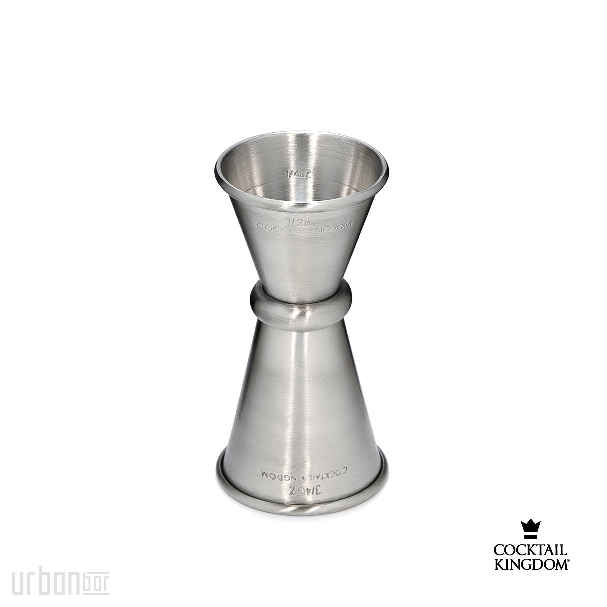 Jigger estilo japonés de 1/2 oz/3/4 oz - Acero inoxidable
