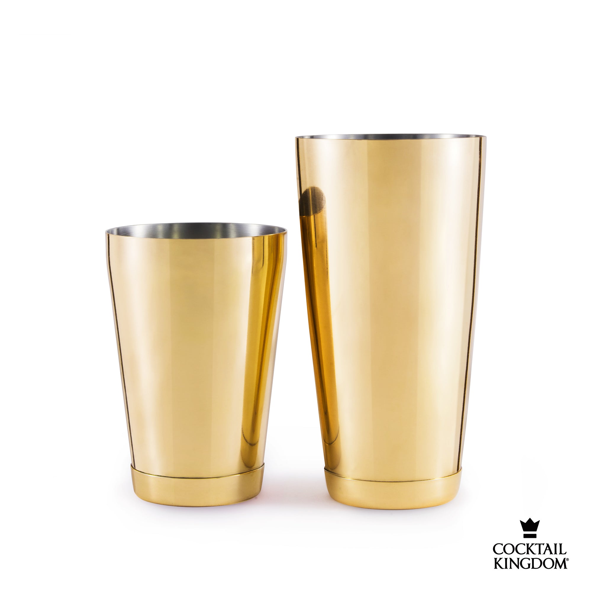 ※キズあり　アンカーホッキング【ペーパーウェイト（ハニーゴールド）】 Set of Two Koriko® Weighted Shaking Tins - Gold-Plated – Urban Bar
