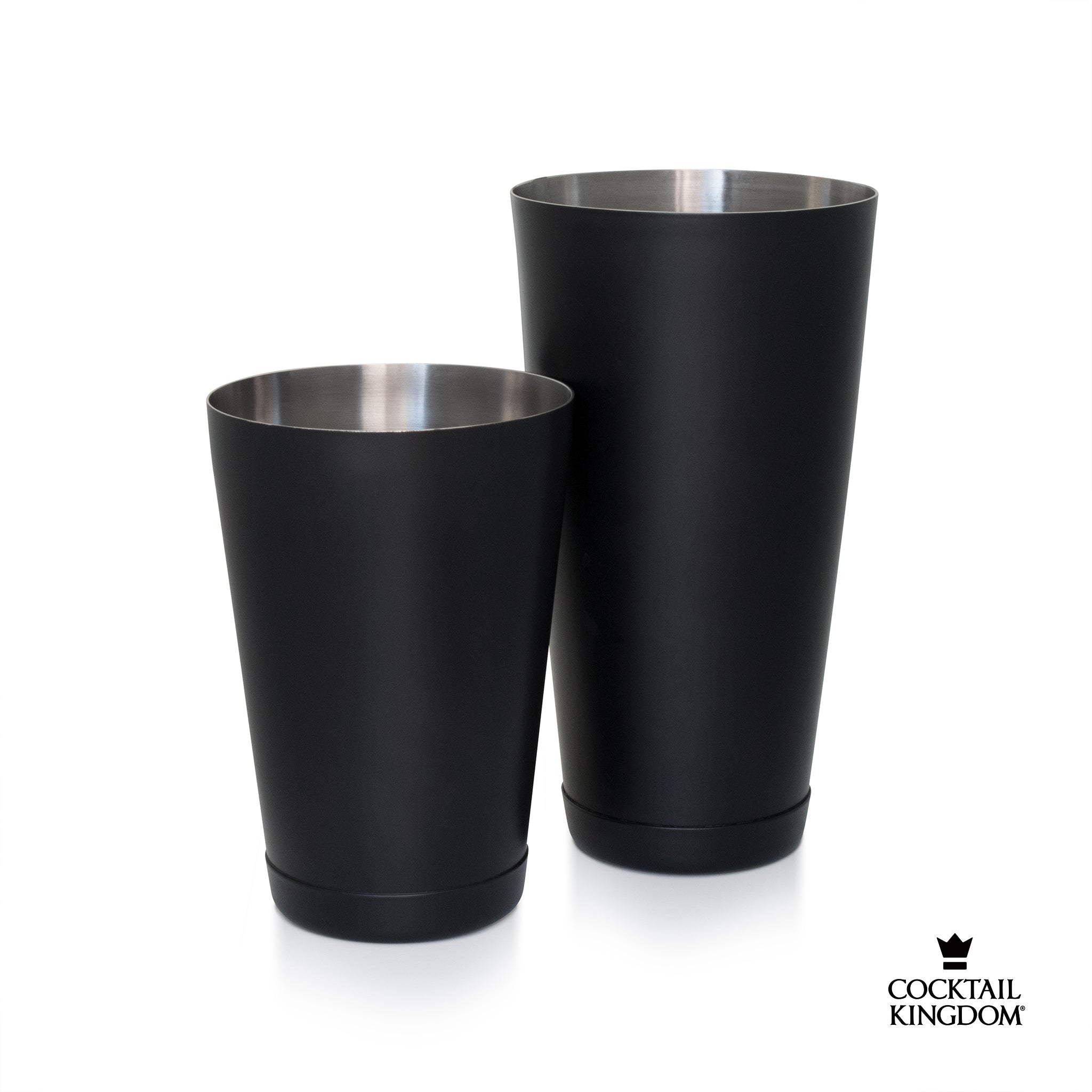 Juego de dos recipientes para batidos con peso Koriko® - Negro mate