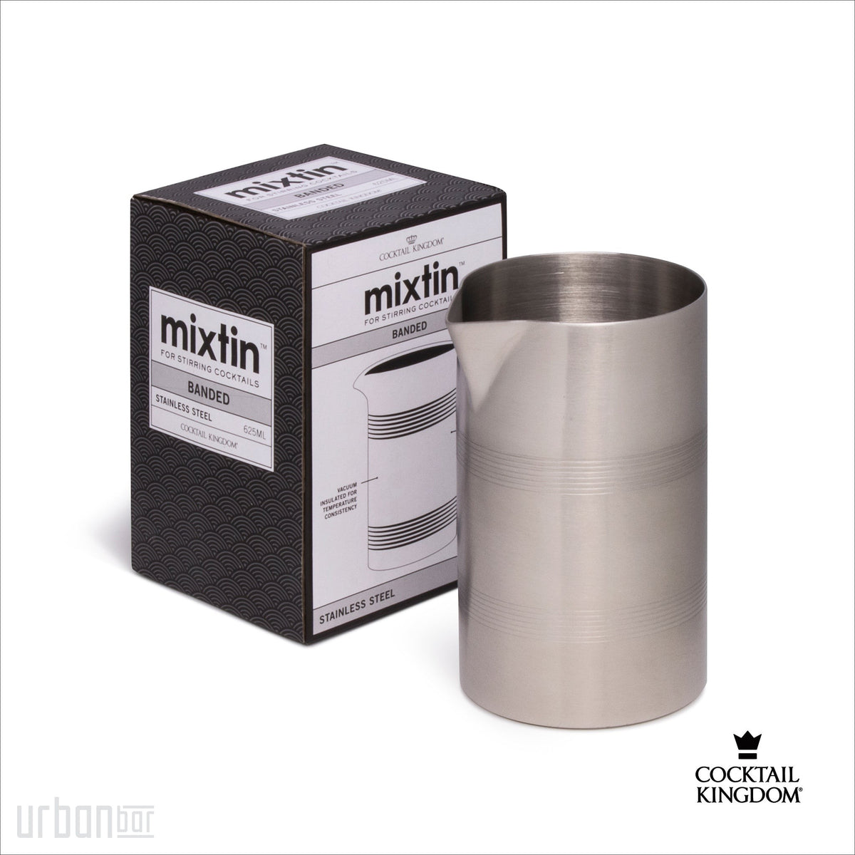 Lata mezcladora Mixtin™ de 625 ml (21 oz) / con banda