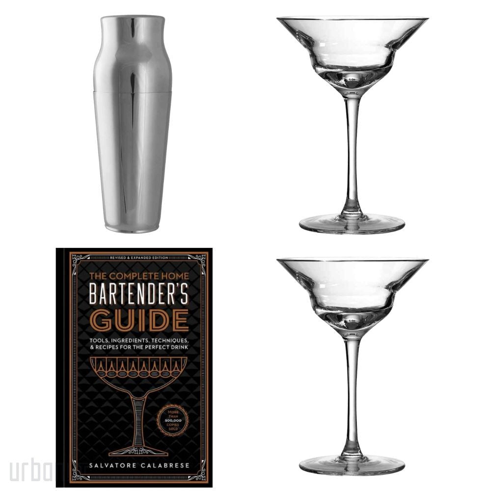Set de cócteles inspirado en Calabria con guía para bartender en casa