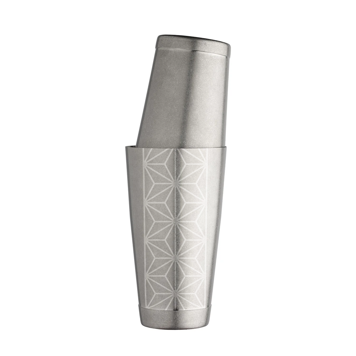 Urban Bar Geometric Tin-on-Tin Cocktail Shaker