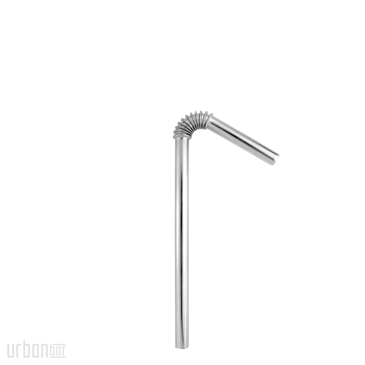 Pailles en acier inoxydable pliables