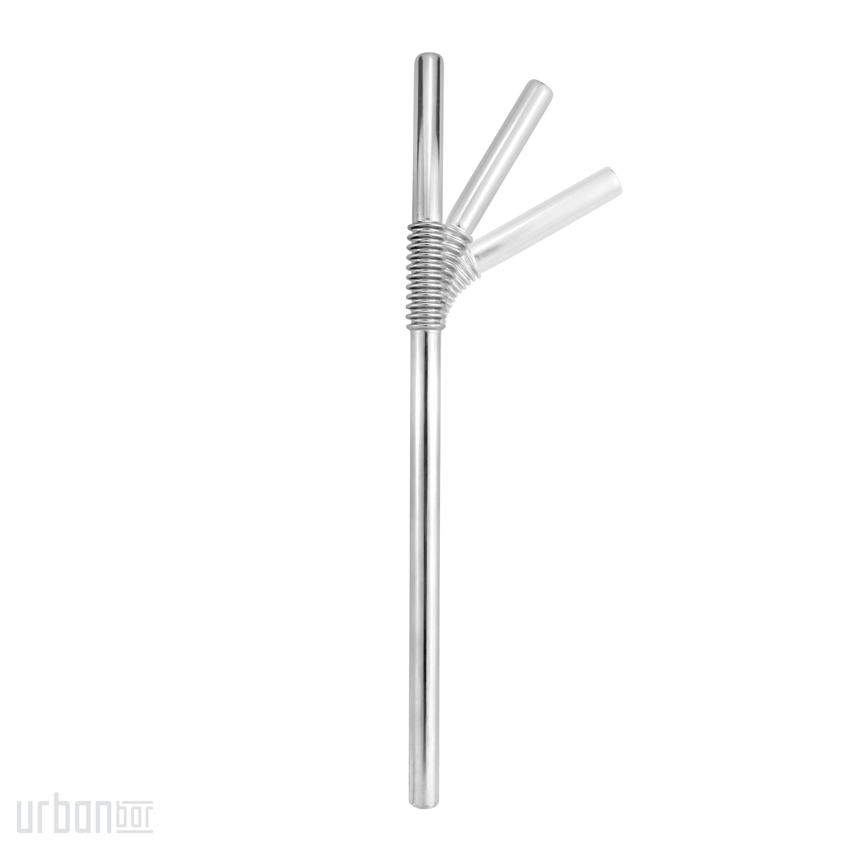 Pailles en acier inoxydable pliables