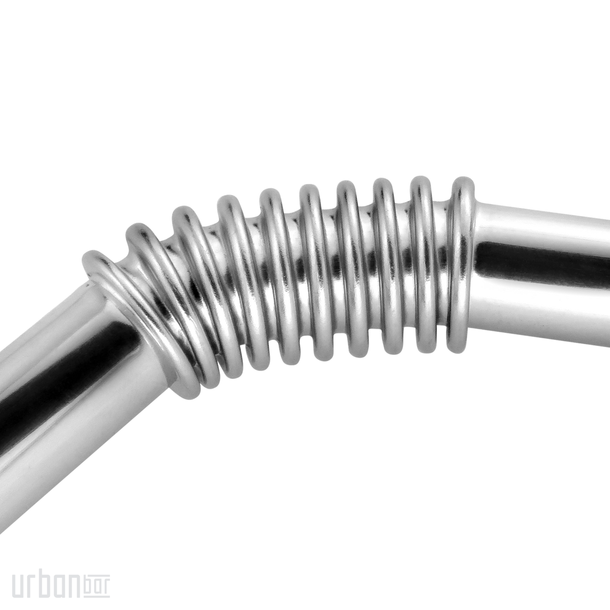 Pailles en acier inoxydable pliables