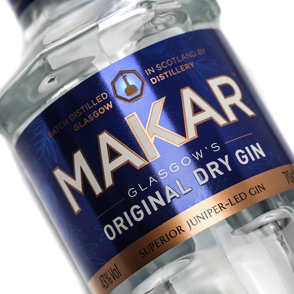 Makar Glasgow's Original Dry Gin - 70cl
