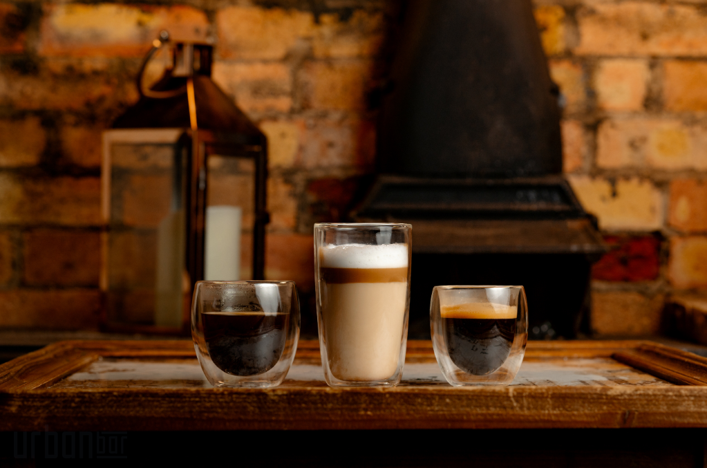 Vasos de café de doble pared Napoli Longo 38 cl (caja de 2)