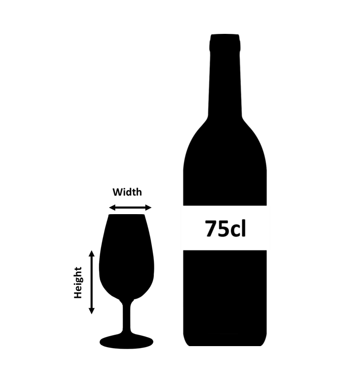 Bicchiere da degustazione whisky Distillery 14 cl