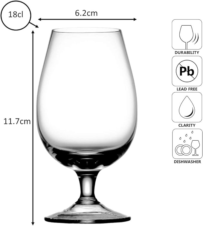 Bicchiere da degustazione per whisky malt 18cl