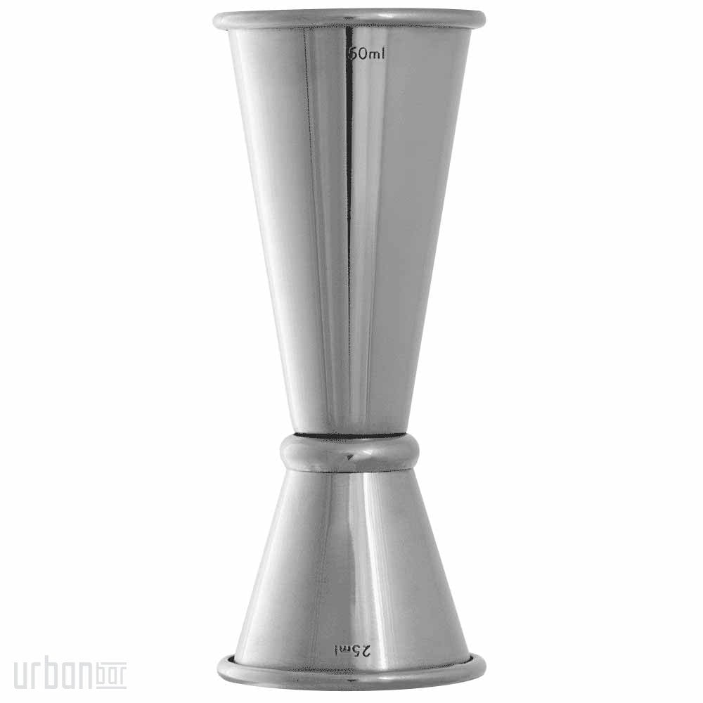 Ginza Doseur à cocktail en acier inoxydable 25 ml/50 ml