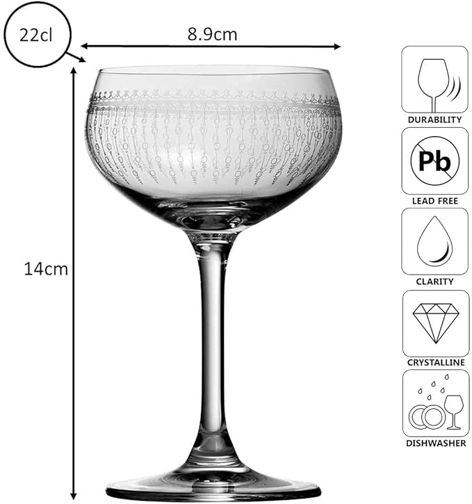 Urban Bar 1920 Champagne Coupe - Thumbnail 4