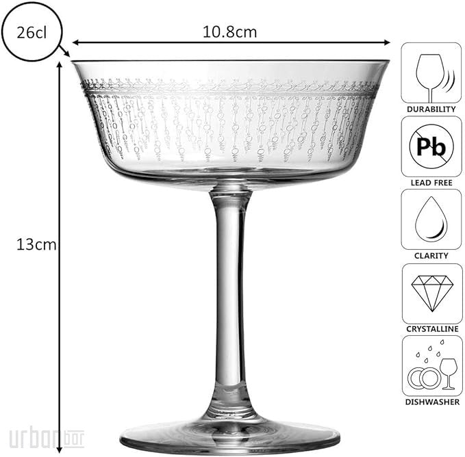 1920 Fizzio Verre à champagne coupe 26cl