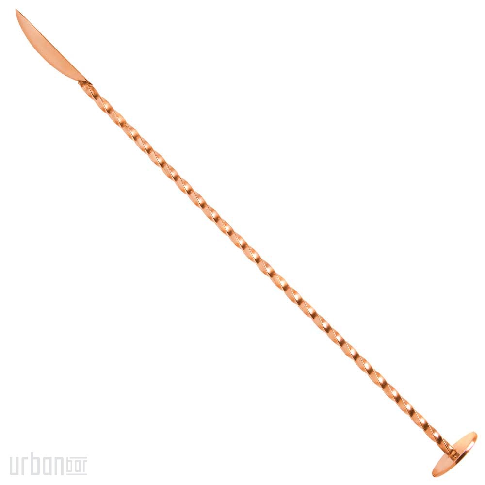 Cuchara de barra clásica de cobre de 27 cm