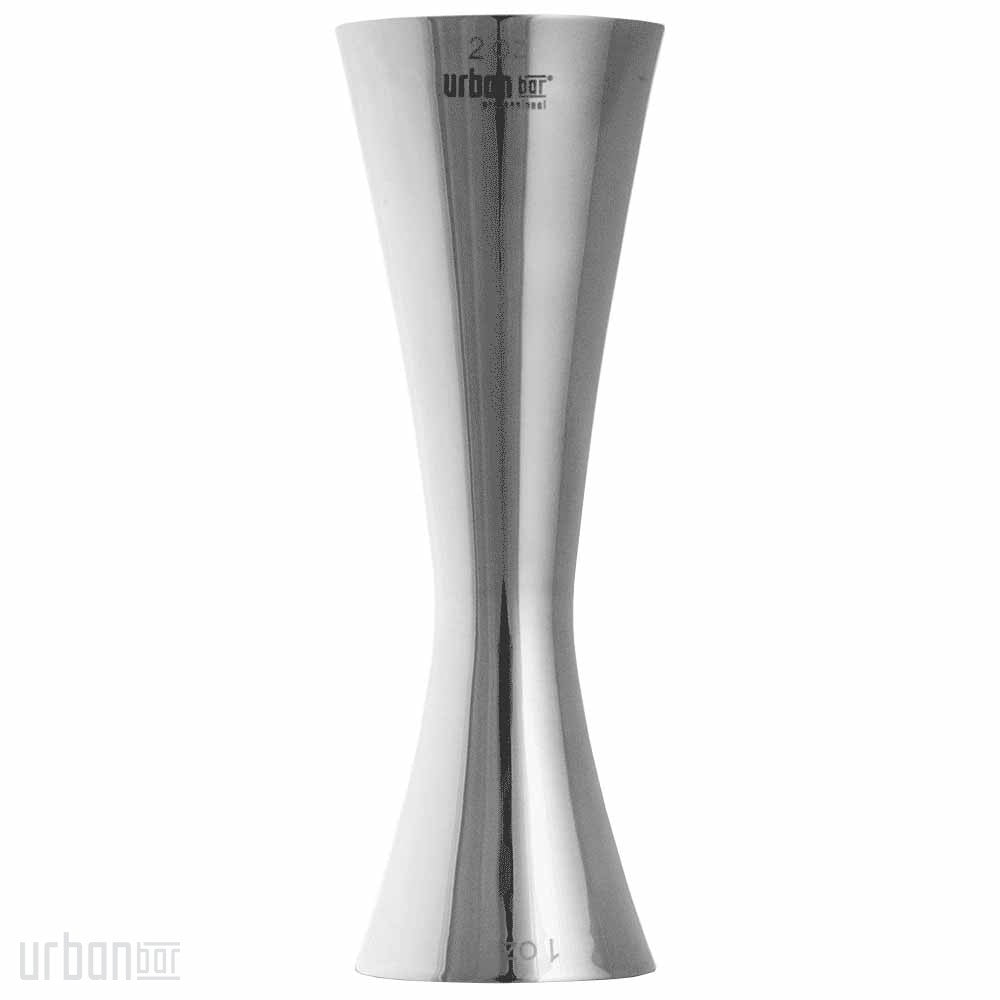 Jigger de acero inoxidable para cócteles Aero® de 1 oz o 2 oz