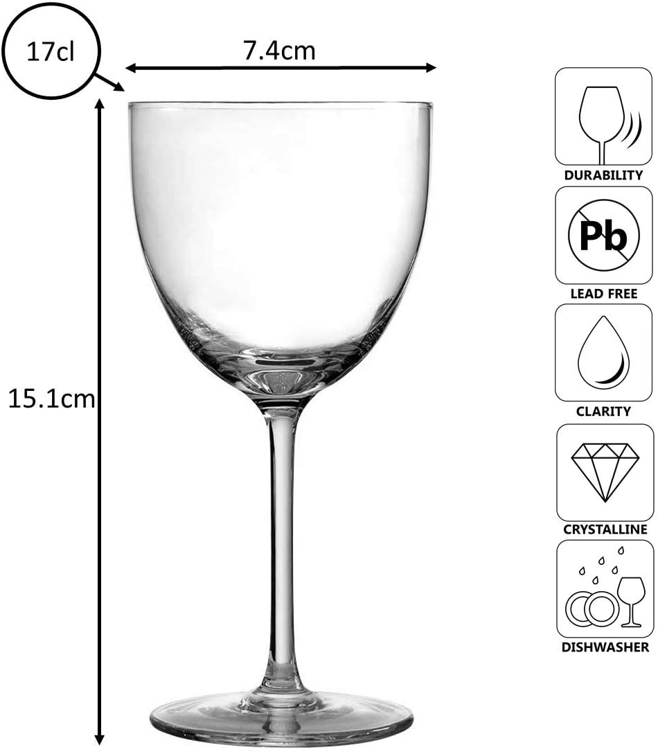 Retro Nick & Nora Cocktail Glass 17cl- Box 4