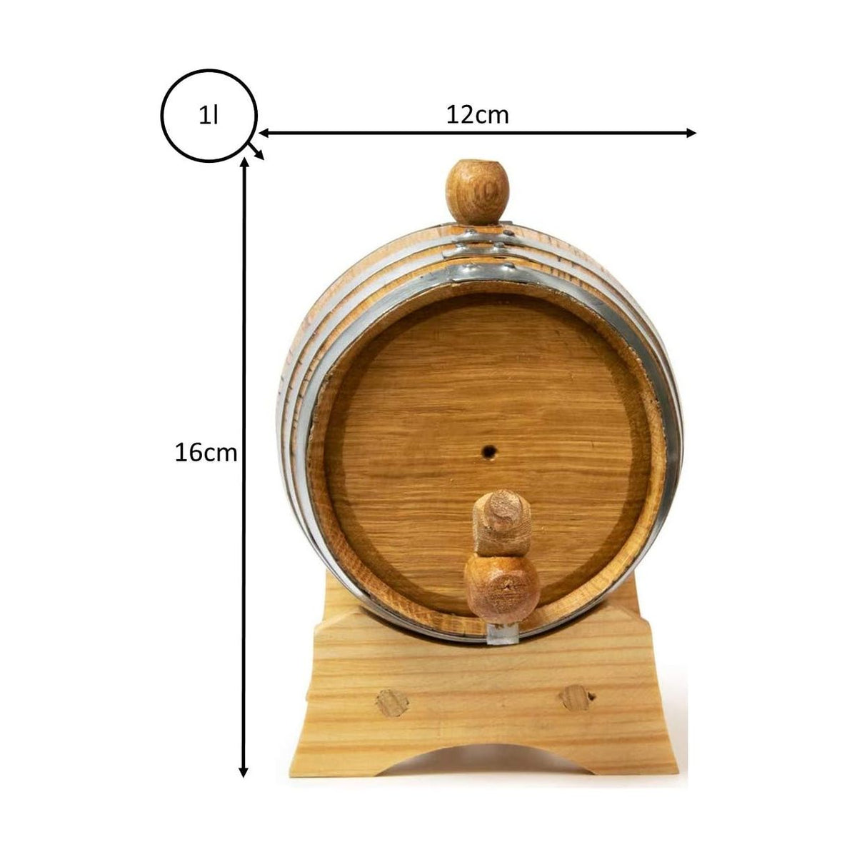 Oak Ageing Cocktail Barrel 1 Litre