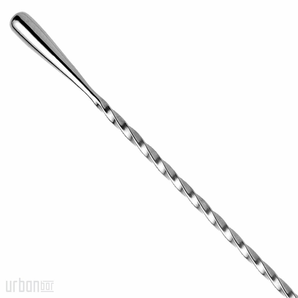 Cuchara de barra de acero inoxidable con forma de gota de 30 cm