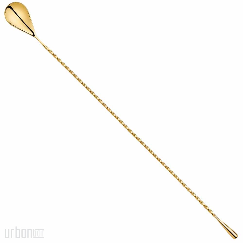 Cuchara para barra de oro con forma de gota de 40 cm