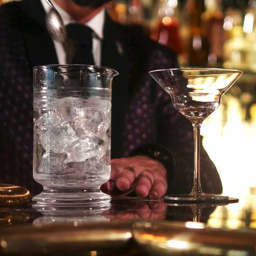 Vaso mezclador con base para cóctel Calabrese 3 cortes 60 cl