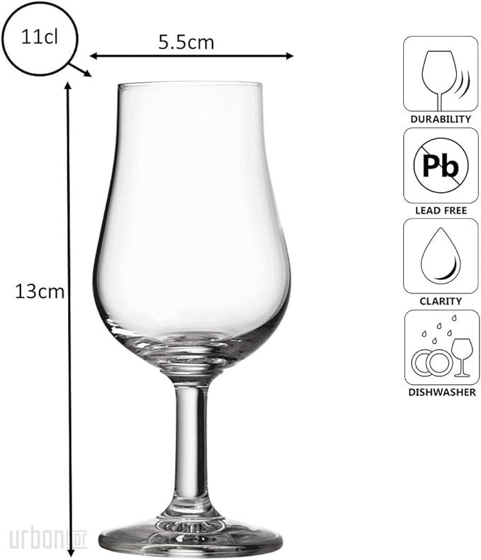 Vaso de cata de whisky Lochy de 11 cl