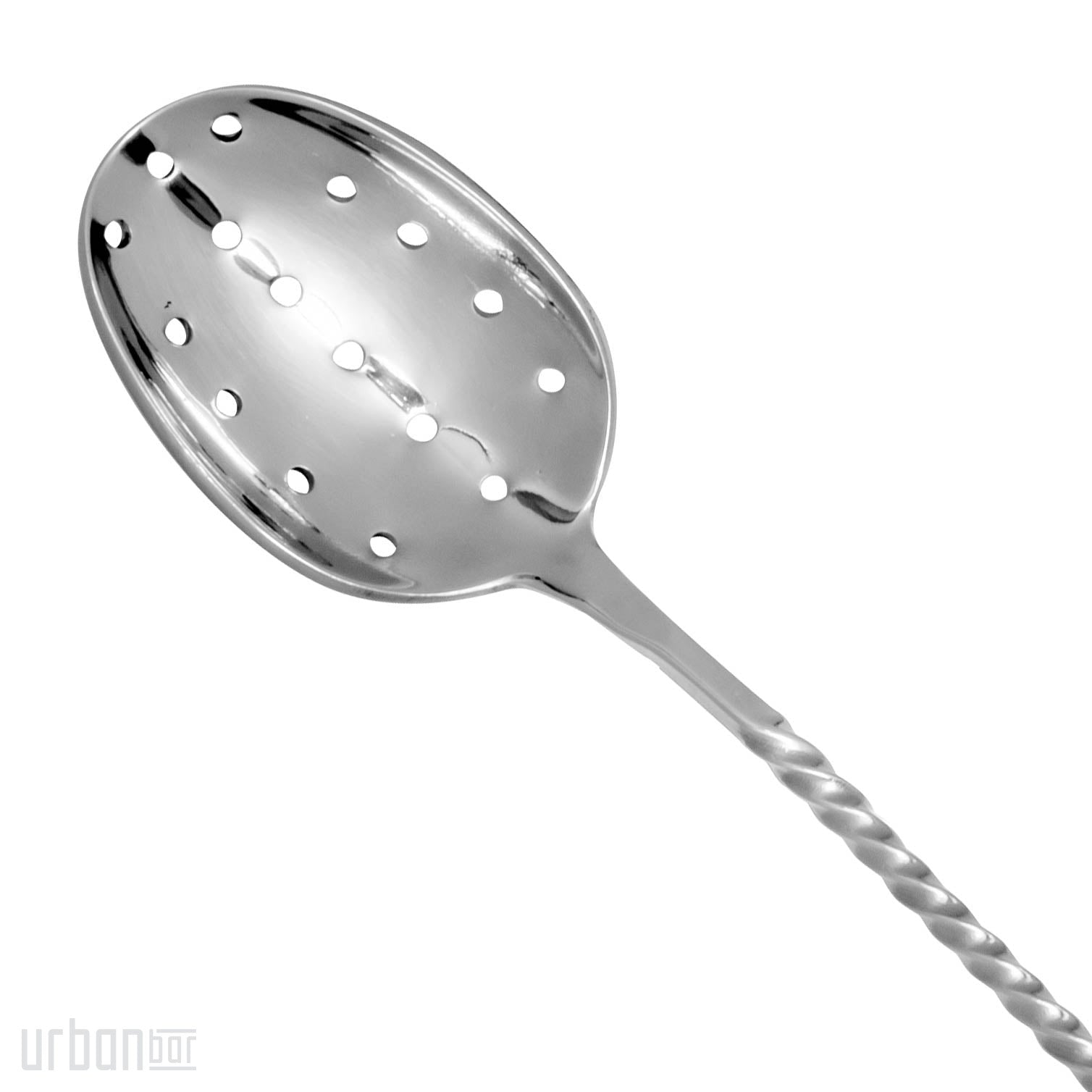 Biloxi Barlöffel mit Sieb aus Edelstahl, 34,5 cm