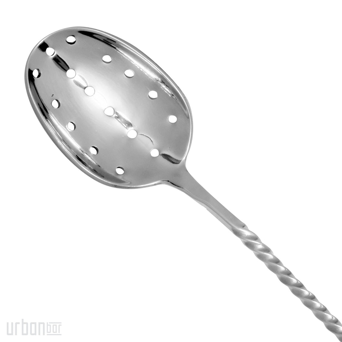 Biloxi Barlöffel mit Sieb aus Edelstahl, 34,5 cm