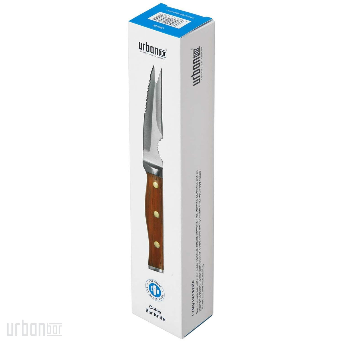 Cuchillo de cóctel de acero inoxidable de primera calidad Coley® con hoja de 11,5 cm